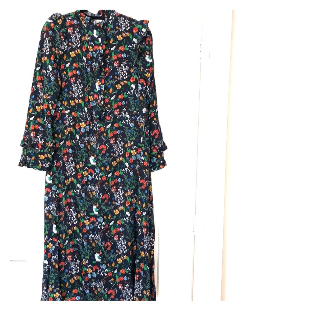 Ruffle floral dress